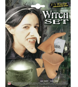 Набор Ведьма нос, уши, подбородок