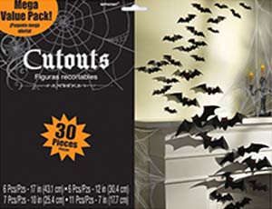 Баннер HWN Летучая мышь 3D 30шт