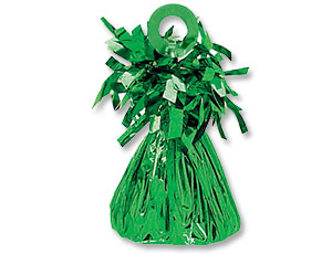 Грузик д/шара Конус зеленый 170гр