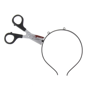 Ободок Ножницы в голове
