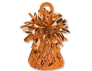 Грузик д/шара Конус оранжевый 170гр