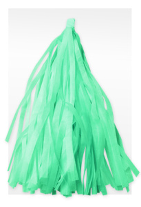 Гирлянда Тассел Бирюзовая 3м 12лист