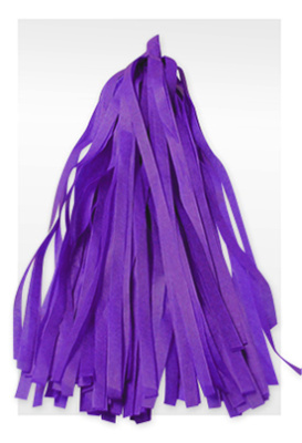 Гирлянда Тассел Фиолетовая 3м 12лист