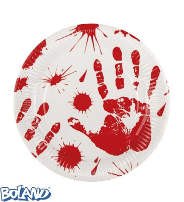 Тарелка Кровавая 23см 6шт