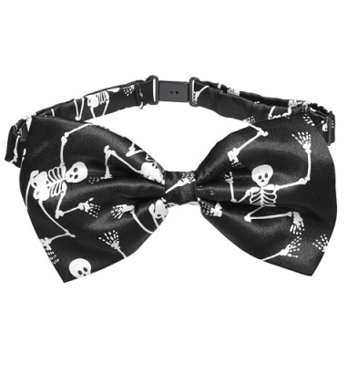 Галстук бабочка Скелет