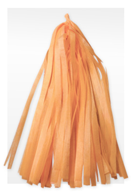 Гирлянда Тассел Персиковая 3м 12лист