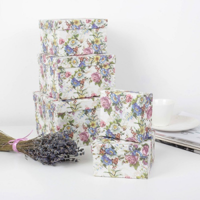 Набор коробок 5в1 Цветы