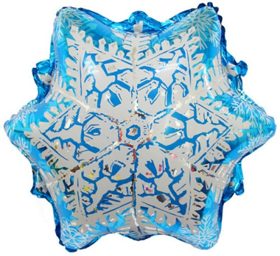 Шар фигура Снежинка 51см