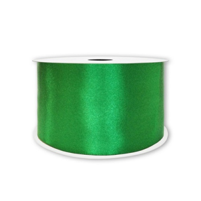 Лента атлас зеленый 1,2 см 22,85см