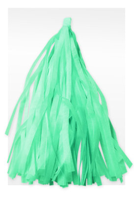 Гирлянда Тассел Бирюзовая 3м 12лист