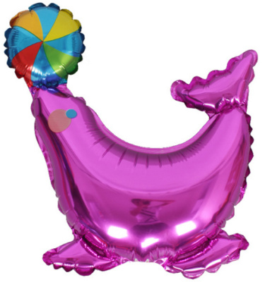 Шар на палочке Морской котик фуше