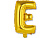 Шар буква Е золото 41см