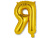 Шар буква Я золото 41см