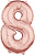 36603-number-`8`-rose-gold-26-inch
