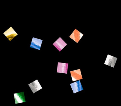 Конфетти метал. мульти 6х6мм 100гр