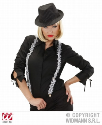 Подтяжки с кружевами