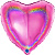 18061GHF-Heart-18inc-Glitter-Holographic-Fuxia-1