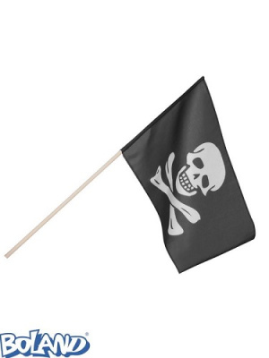 Флаг Пираты 45 см на палке