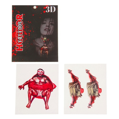 Наклейки 3D Раны