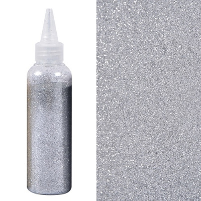 Глиттер Серебро 80гр в банке