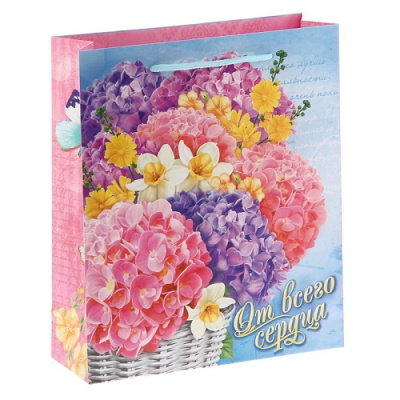 Пакет От всего сердца 23х27см