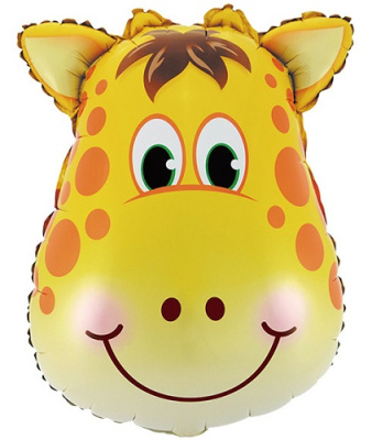 Шар на палочке Голова Жирафа