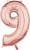 36604-number-`9`-rose-gold-26-inch 36604-number-`9`-rose-gold-26-inch