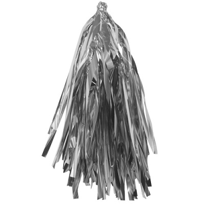 Гирлянда Тассел Серебро фольга 3м 12лист