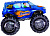 Ф М/ФИГУРА/3 Внедорожник синий/FM