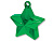 Грузик д/шара Звезда зеленая 170гр/А