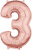 36597-number-`3`-rose-gold-26-inch 36597-number-`3`-rose-gold-26-inch