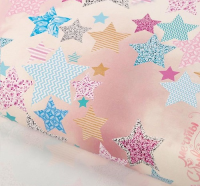 Бумага глянцевая Звездочки 70*100см